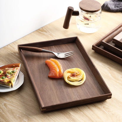 carpentray premium 12x8 inch wood serving tray with handles