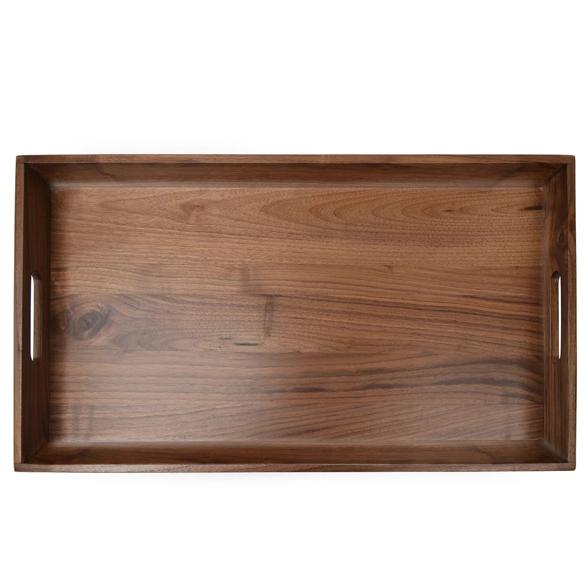 Carpentary 24x13 Inch Wood Serving Tray With Handles