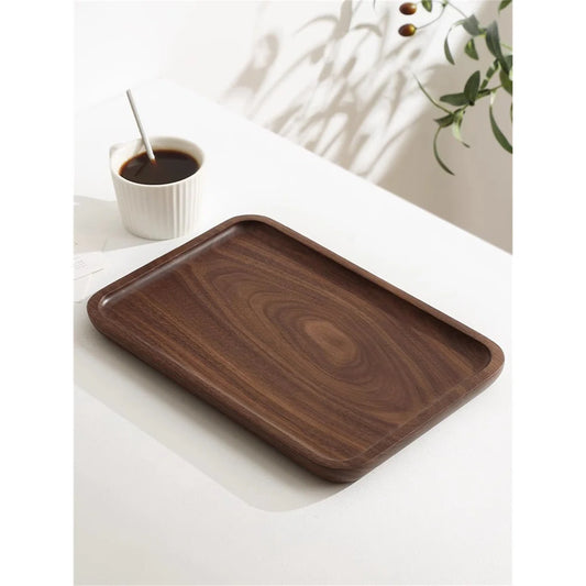 Carpentray Wooden Premium Walnut Office Table Tray