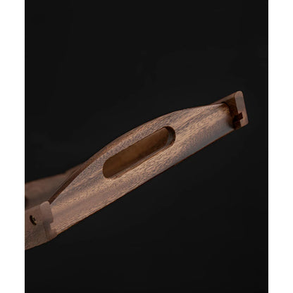 carpentray 17x12 inch wood serving tray with handles
