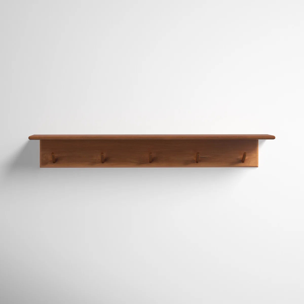 carpentray wooden wall hooks with 5 hooks
