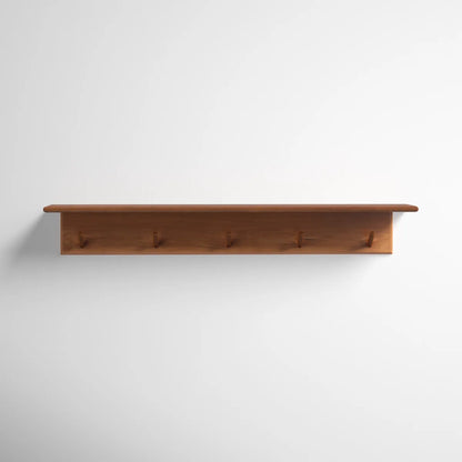carpentray wooden wall hooks with 5 hooks