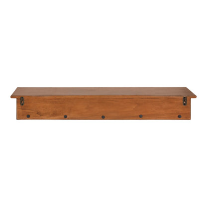 carpentray wooden wall hooks with 5 hooks