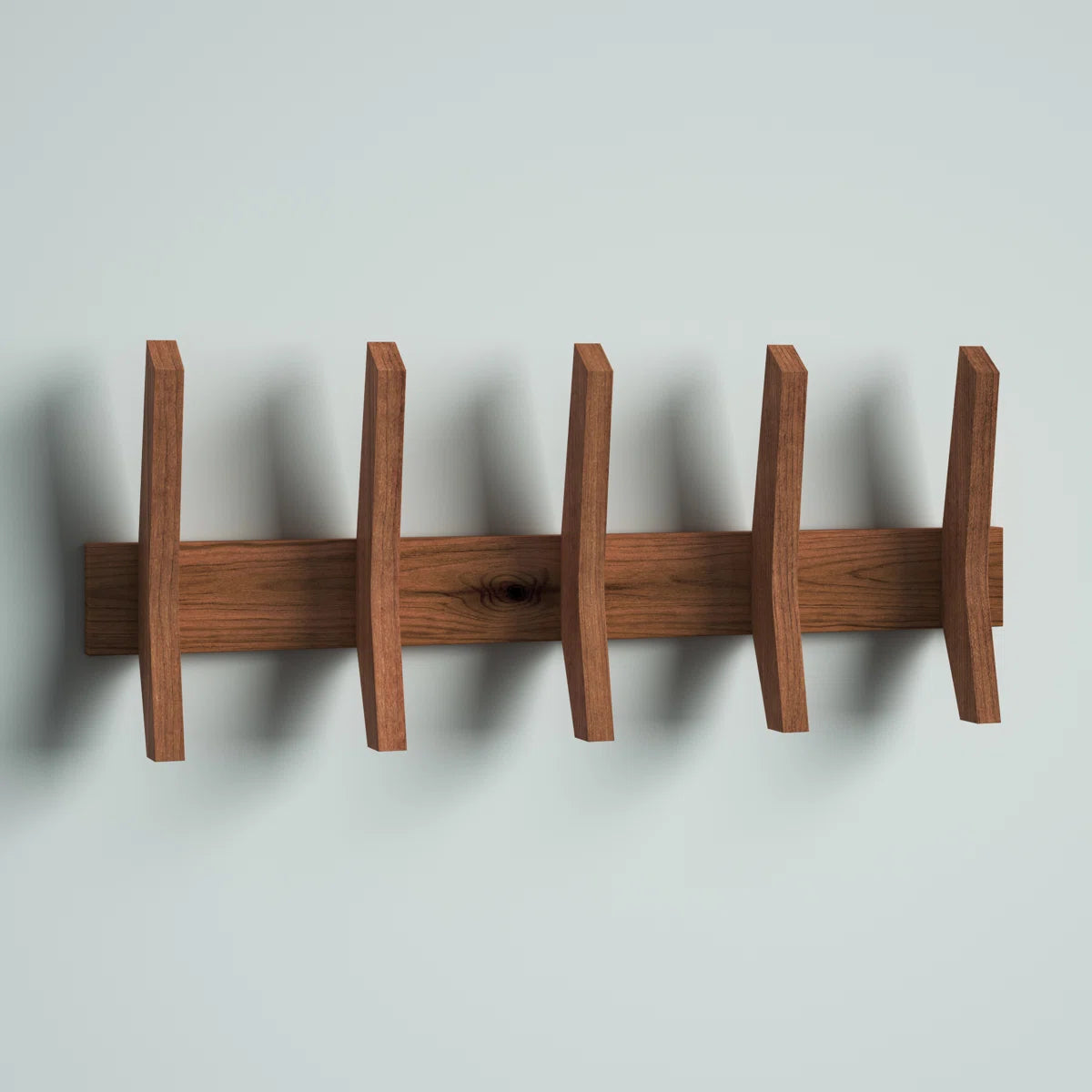 Carpentray Wooden Wall Hooks With 5 Hooks
