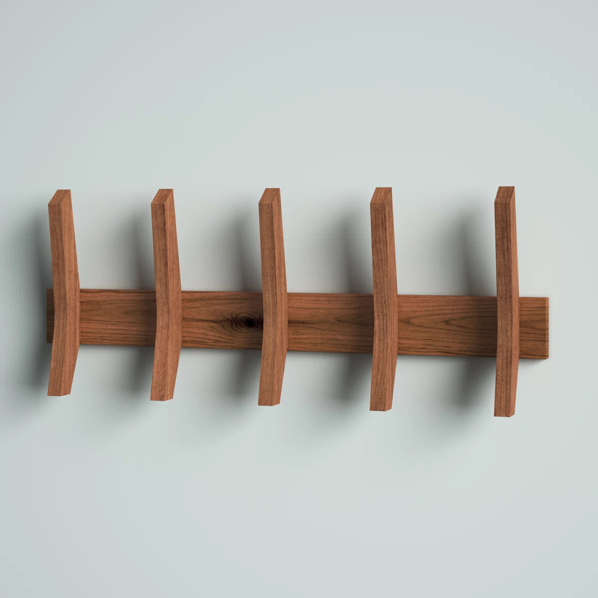 Carpentray Wooden Wall Hooks With 5 Hooks