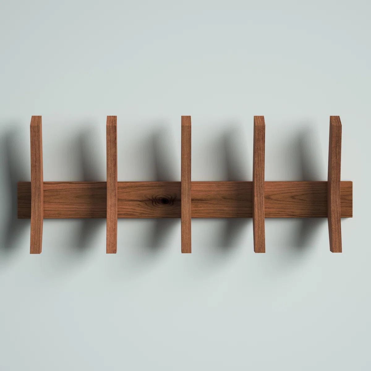 Carpentray Wooden Wall Hooks With 5 Hooks