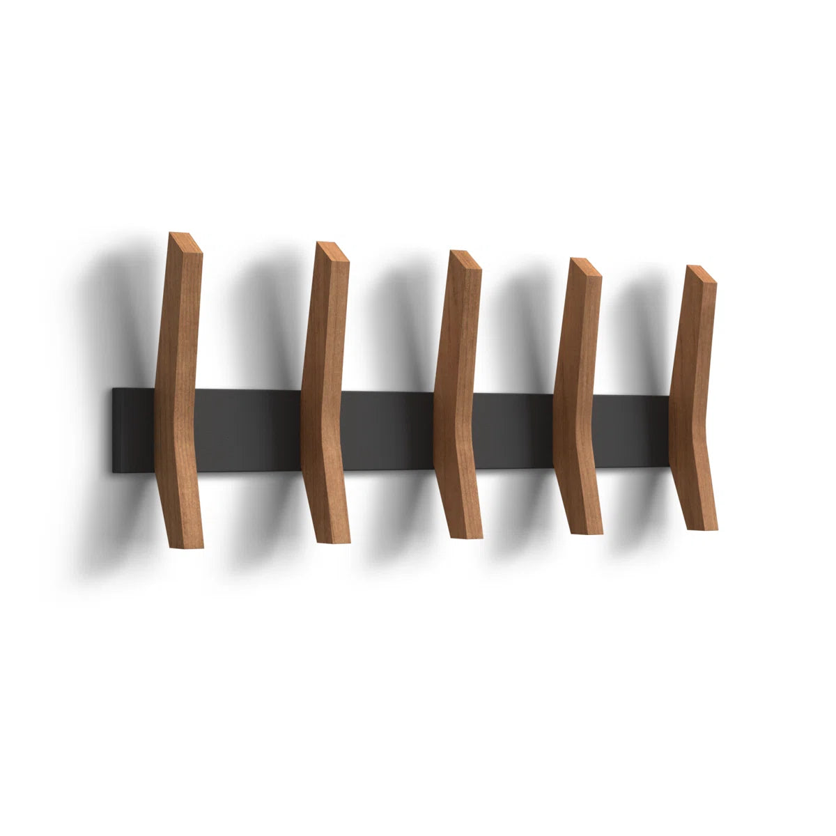 Carpentray Wooden Wall Hooks With 5 Hooks