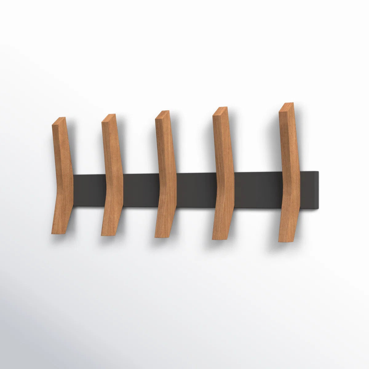 Carpentray Wooden Wall Hooks With 5 Hooks