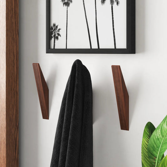 Carpentray Wooden Wall Hooks with 3 Hooks,