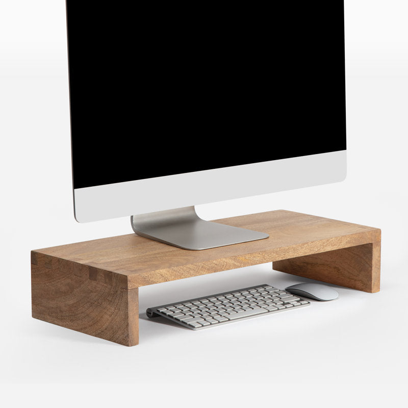 carpentray wooden monitor riser