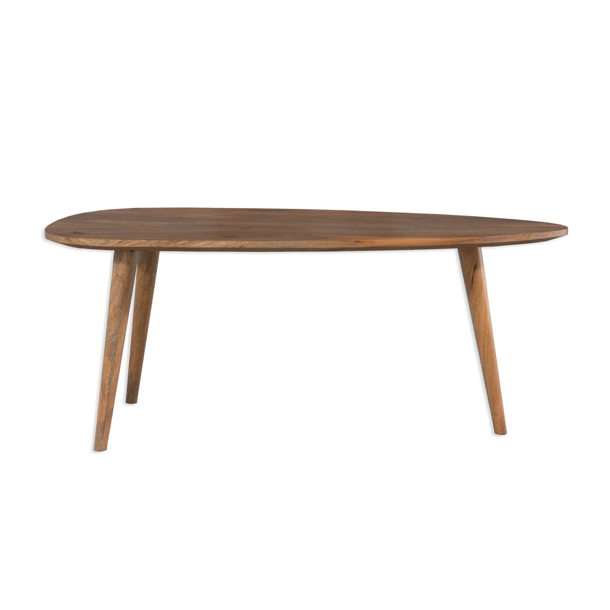 carpentray oval wooden coffee table