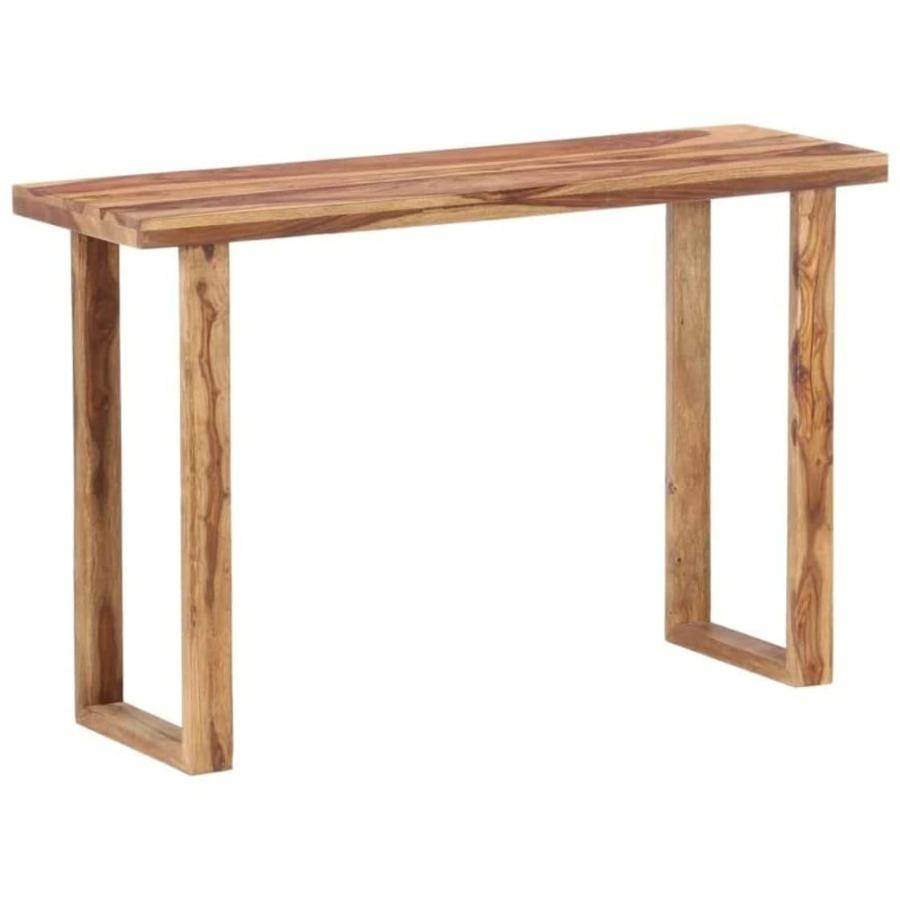 Carpentray 100cm Long Sheesham Wood Console Tables for Living Room Entrance Hallway Entryway Table Wooden Furniture for Home (Teak Finish)