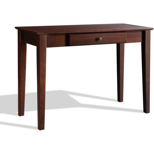 Carpentray 100cm Long Wooden Study Table For 1 Drawer
