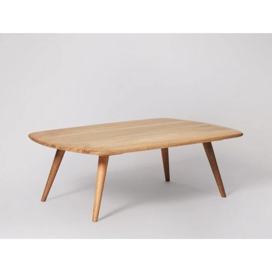 carpentray solid wood coffee table lean lines & natural warmth for modern living