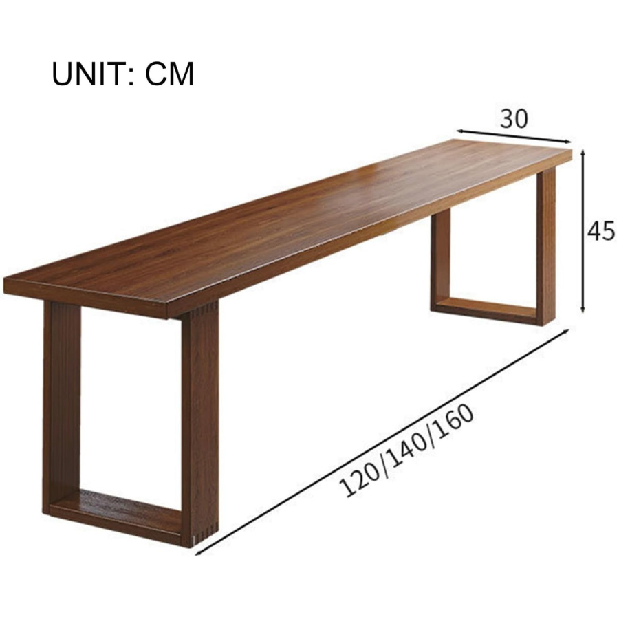 Carpentray Wooden Farmhouse Dining Bench, Kitchen Wooden Entryway Bench Chair