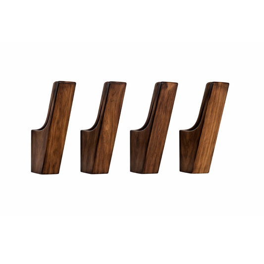 Carpentray Wooden Wall Hooks With 4 Hooks
