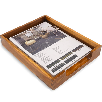 carpentray wooden paper tray ( 12x10 )