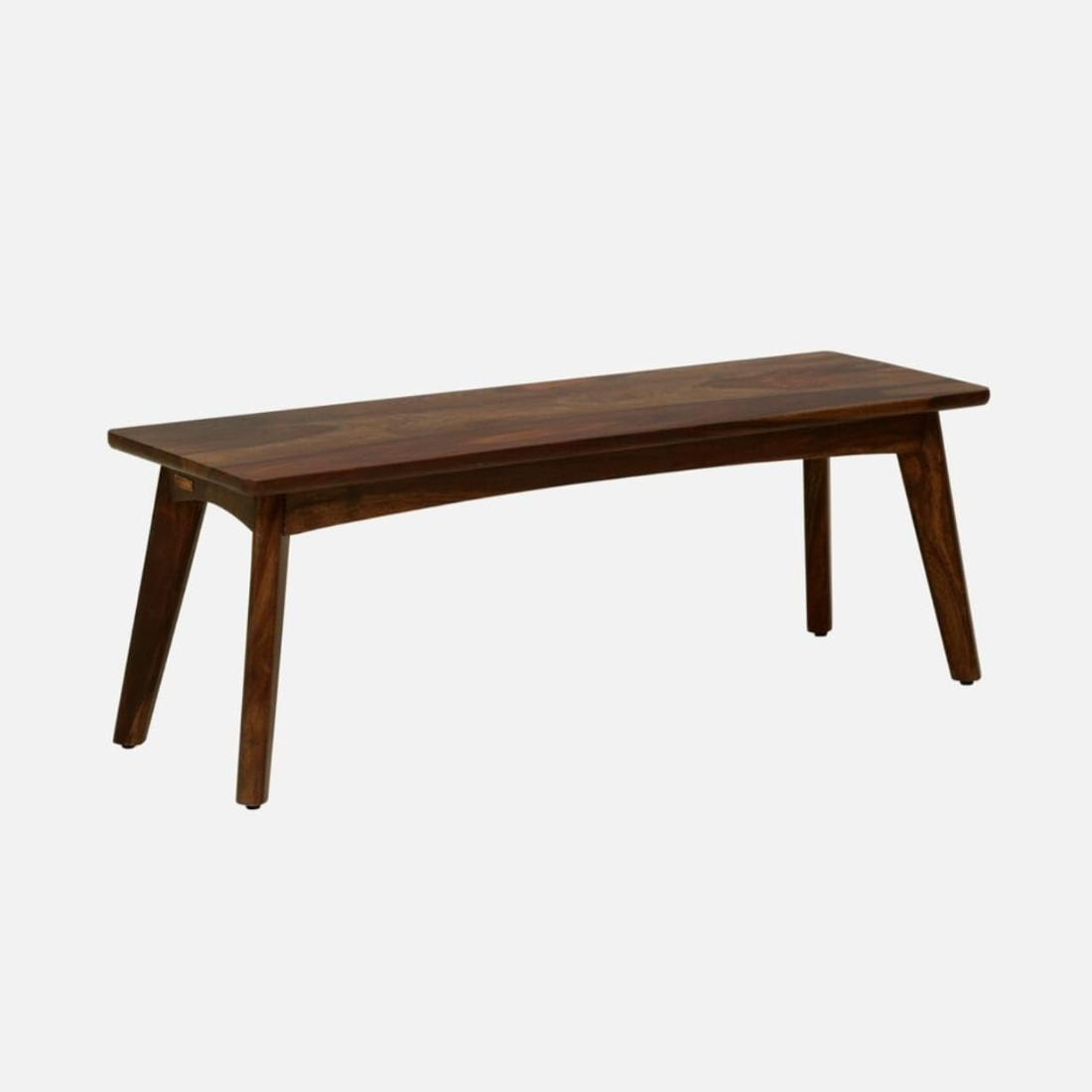 carpentray 100cm Long Solid Sheesham Wood Dining Bench for Living Room