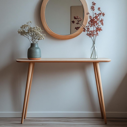 Carpentray 120cm Long Rectangular Wooden Console Table