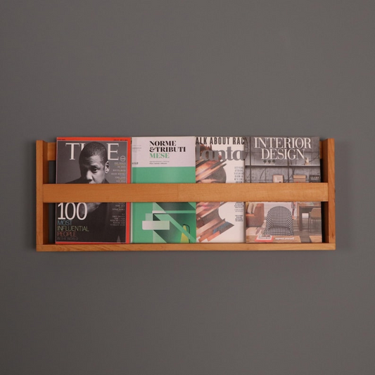 Carpentray wall mountable magazine holder, wooden shelves for Wall, magazine holder Wall, wood magazine rack
