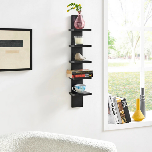 Carpentray 5 Tier Column Wall Shelf