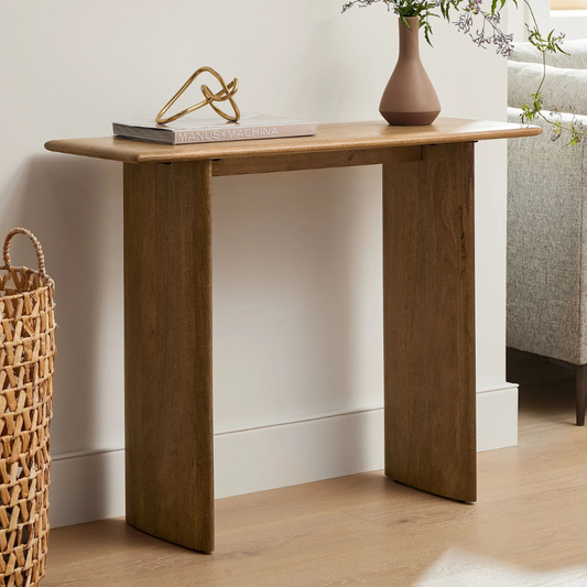 Carpentray Solid Mango Wood Console Table