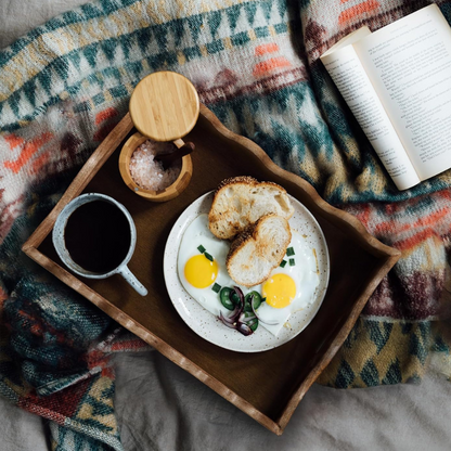 carpentray wooden serving tray |  10” x 2.5”