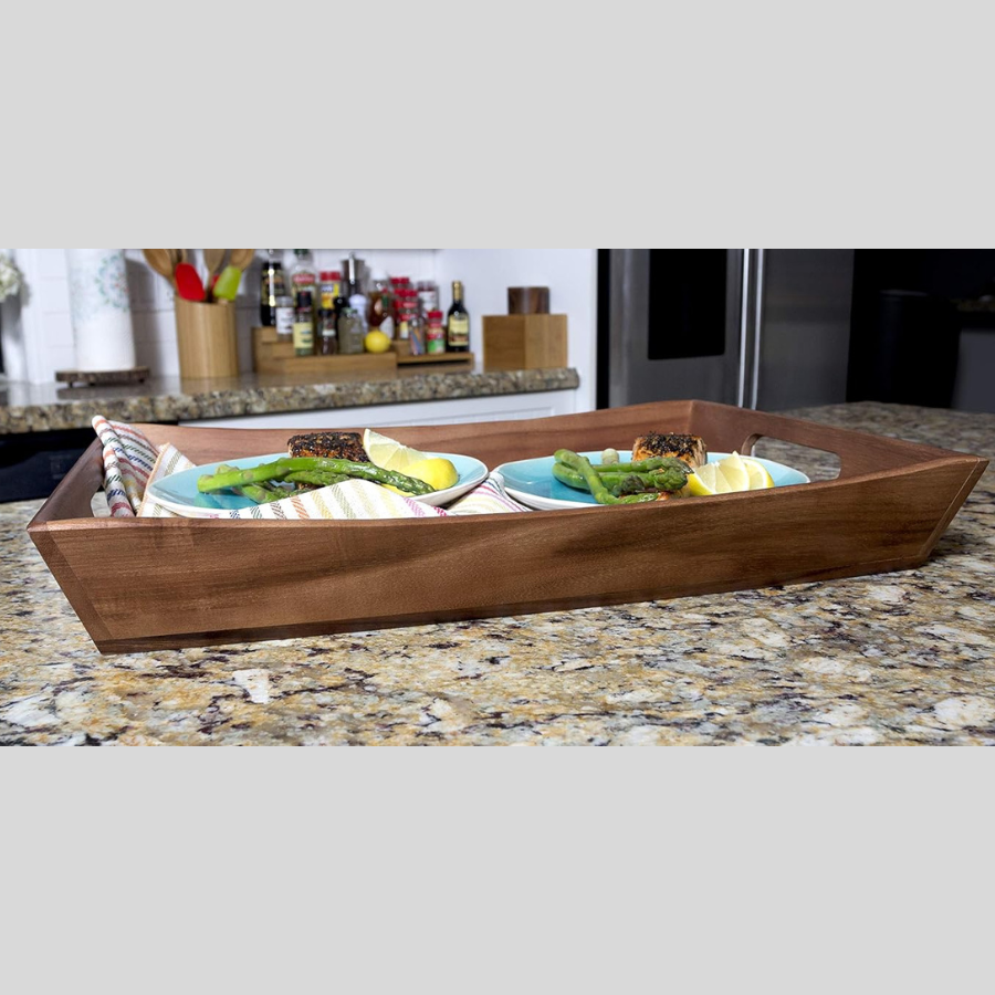 carpentray curved serving tray