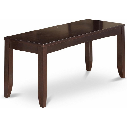 Carpentray Dining Bench with Wood Seat, 52x15x18 Inch