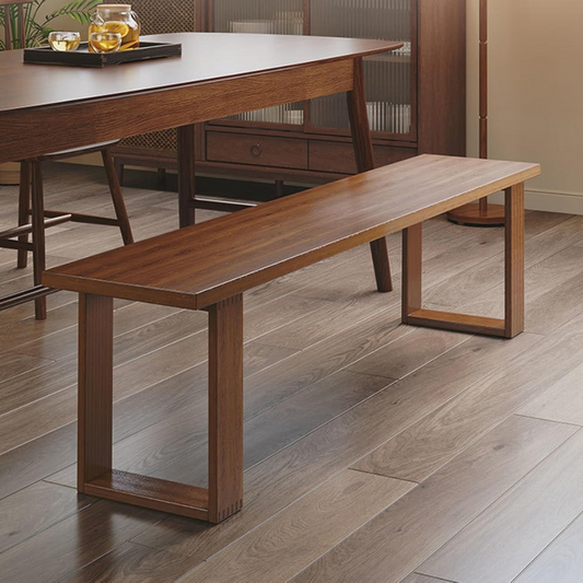 Carpentray Wooden Farmhouse Dining Bench, Kitchen Wooden Entryway Bench Chair