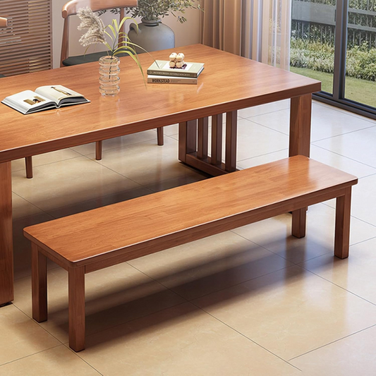 Carpentray Dining Bench for Living Room and Entryway, Furniture Wooden End of Bed Bench