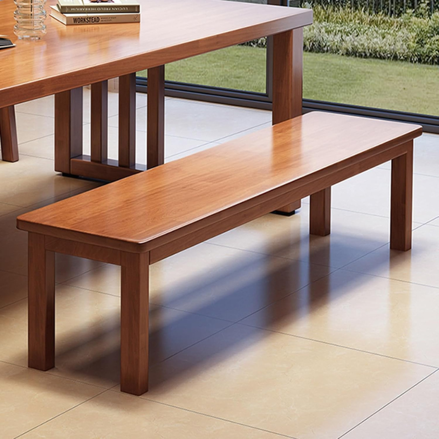 carpentray dining bench for living room and entryway, furniture wooden end of bed bench