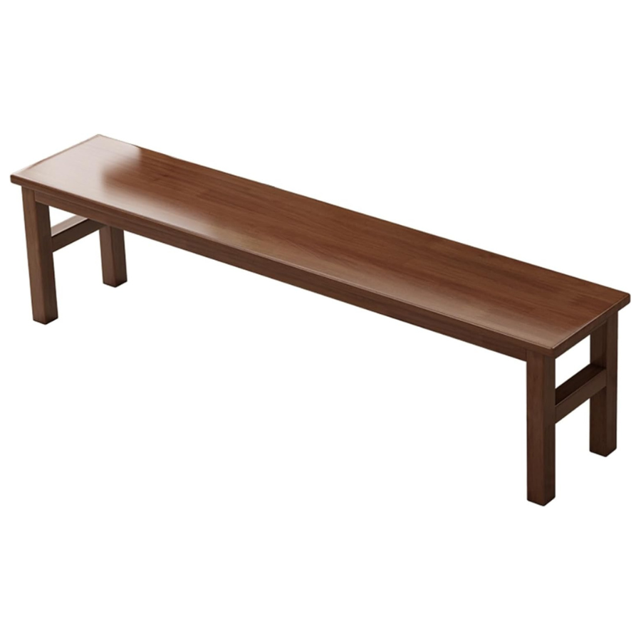 carpentray dining wood bench seat, kitchen bench chair with rounded corner, end of bed bench
