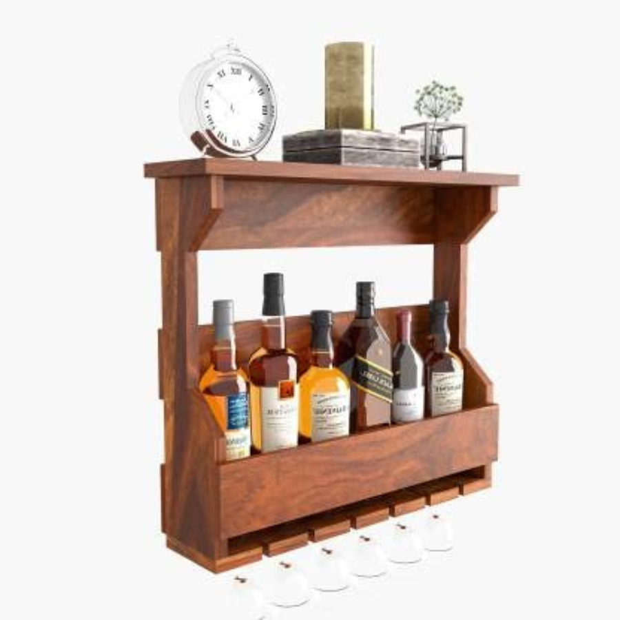 carpentray solid sheesham wood bar cabinet | wooden bar cabinet for bar, hotel