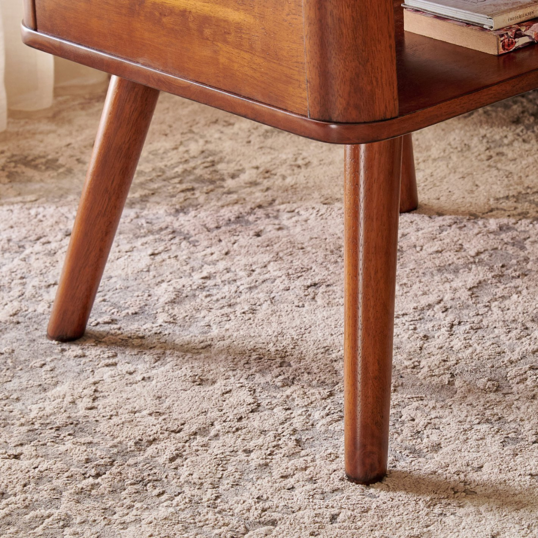 Carpentray Wooden End Table for Living Room