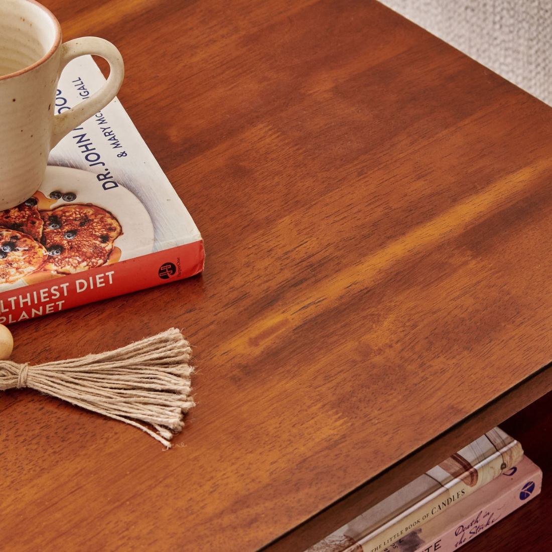 Carpentray Wooden End Table for Living Room