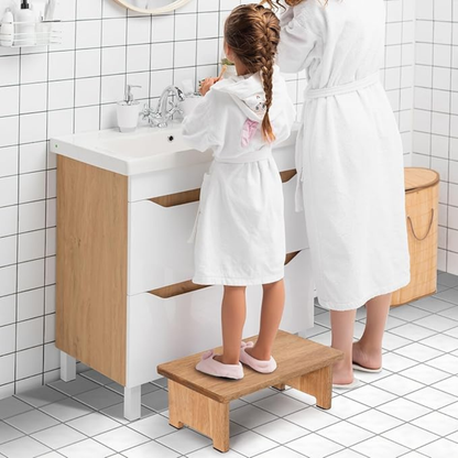 carpentray wooden step stool, heavy duty one step stool
