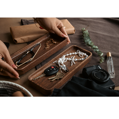 carpentray wooden pen tray