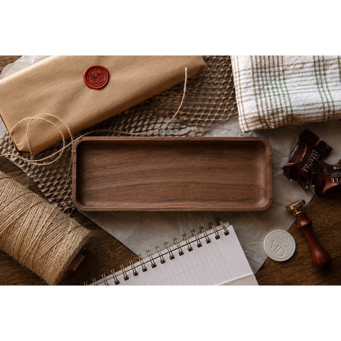 Carpentray Wooden Pen Tray