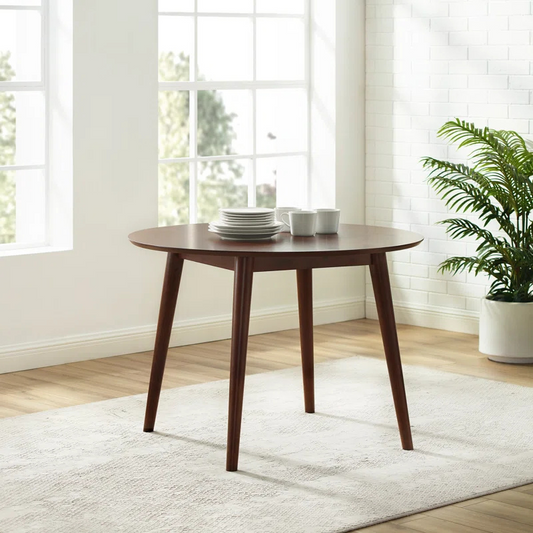 Carpentray 30 inch Round Wooden Dining Table