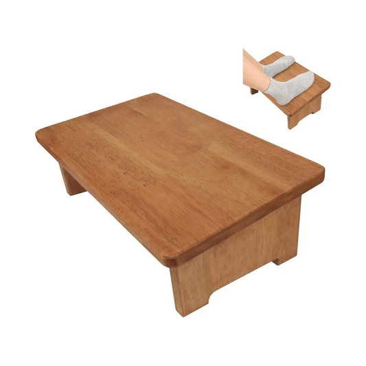 Carpentray Solid Wood Under Desk Footrest Foot Rest
