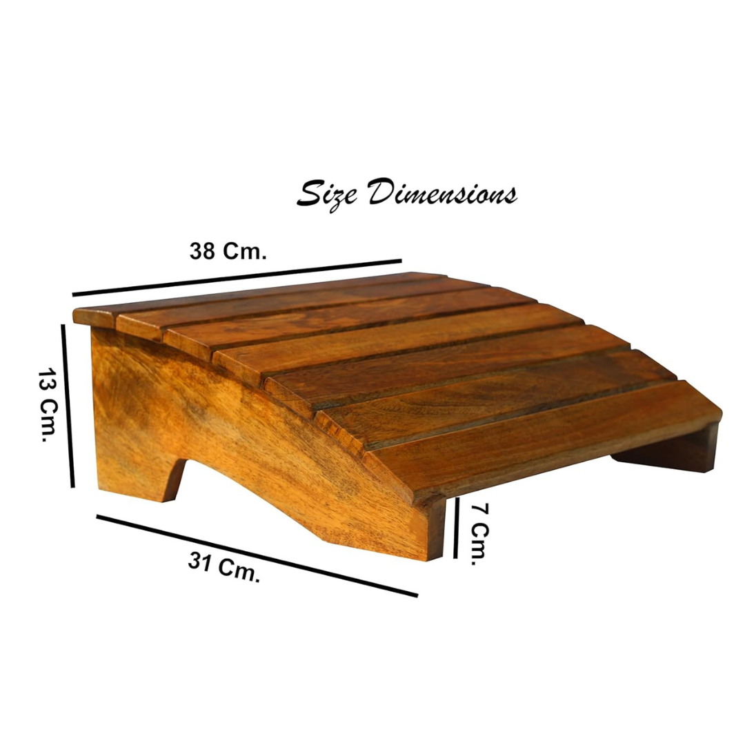 carpentray wooden step stool (brown)