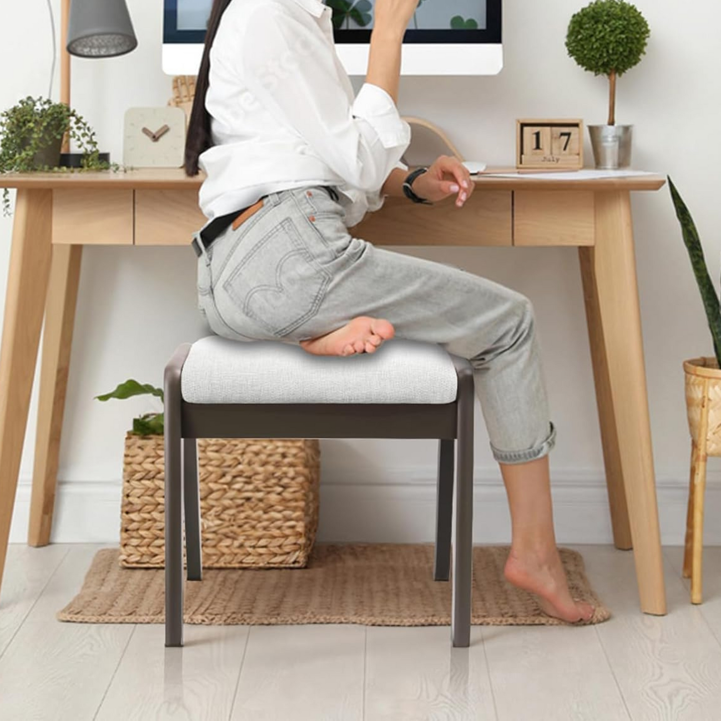 Wooden Ottoman Bench