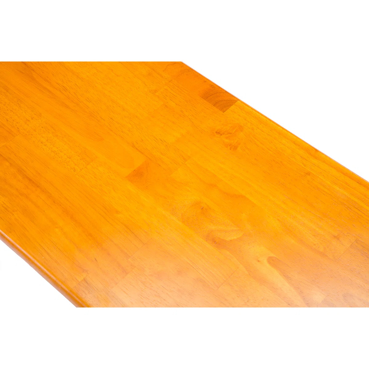 carpentray 100cm long wooden seating bench teak finish