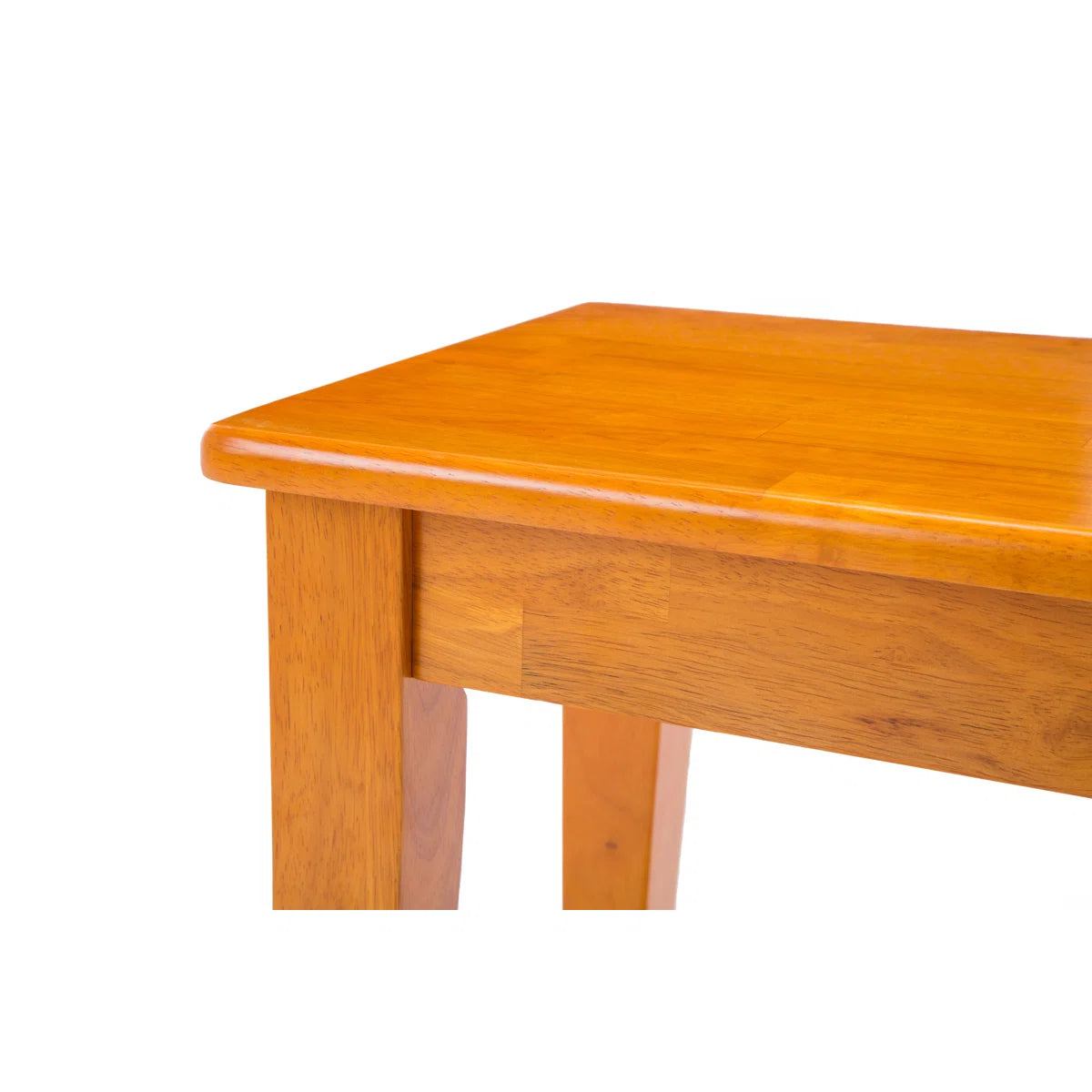 Carpentray 80cm Long Wooden Seating Bench Teak Finish