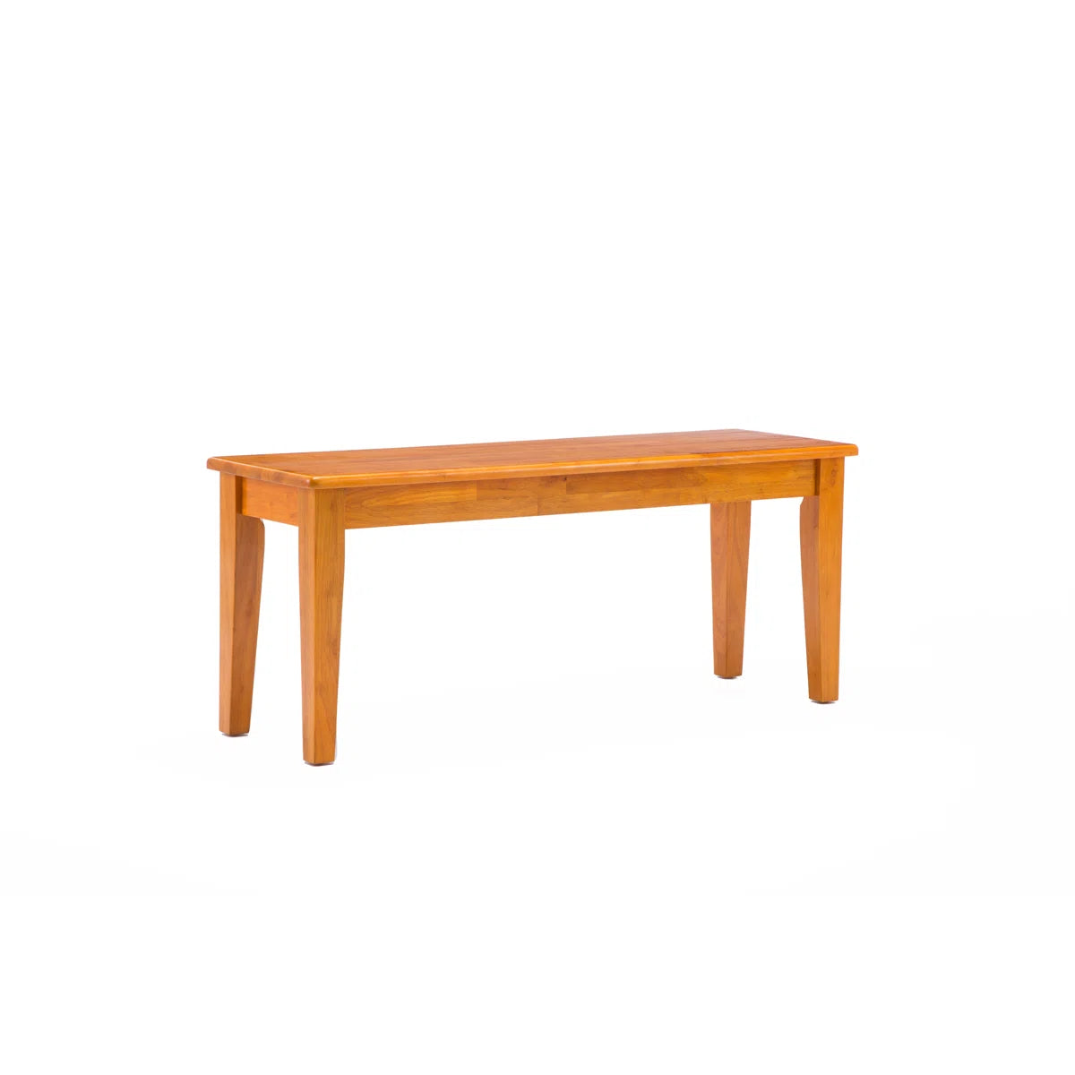Carpentray 100cm Long Wooden Seating Bench Teak Finish