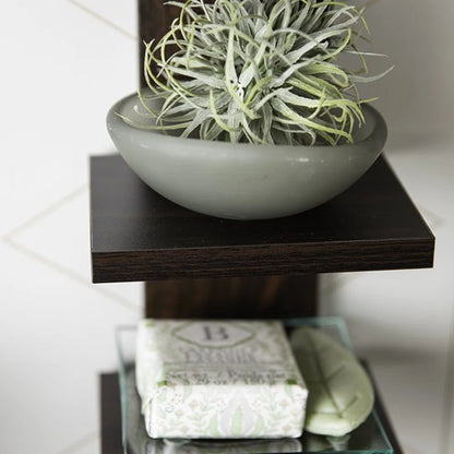 carpentray 5 tier column wall shelf