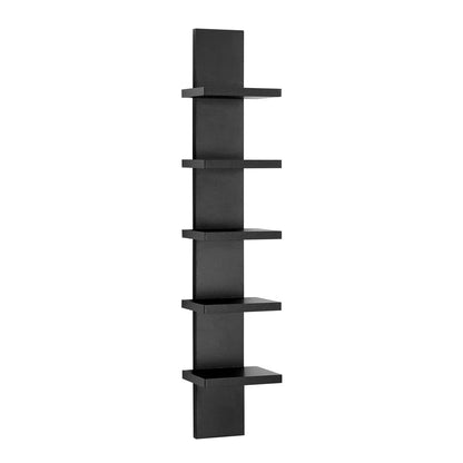 carpentray 5 tier column wall shelf