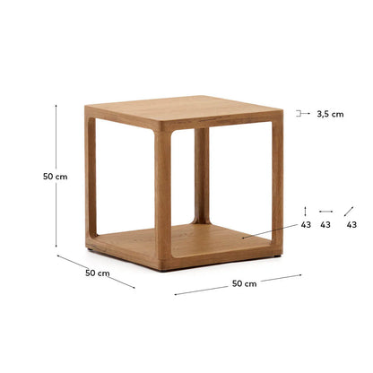 carpentray mango wooden side table