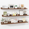 Carpentray 36 Inch Woden Wall Shelf Set of 3 (Brown)Carpentray Home